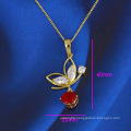 32329 New Fashion Female 18k Gold-Plated Fish Jewelry Pendant in Environmental Copper